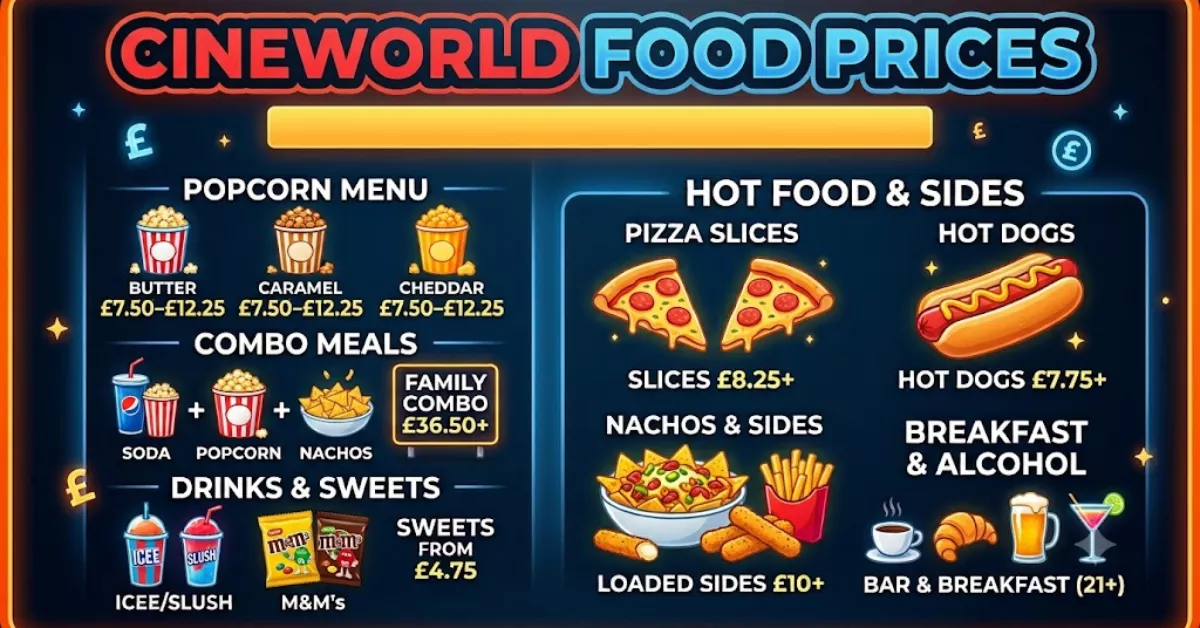 Cineworld Food Prices